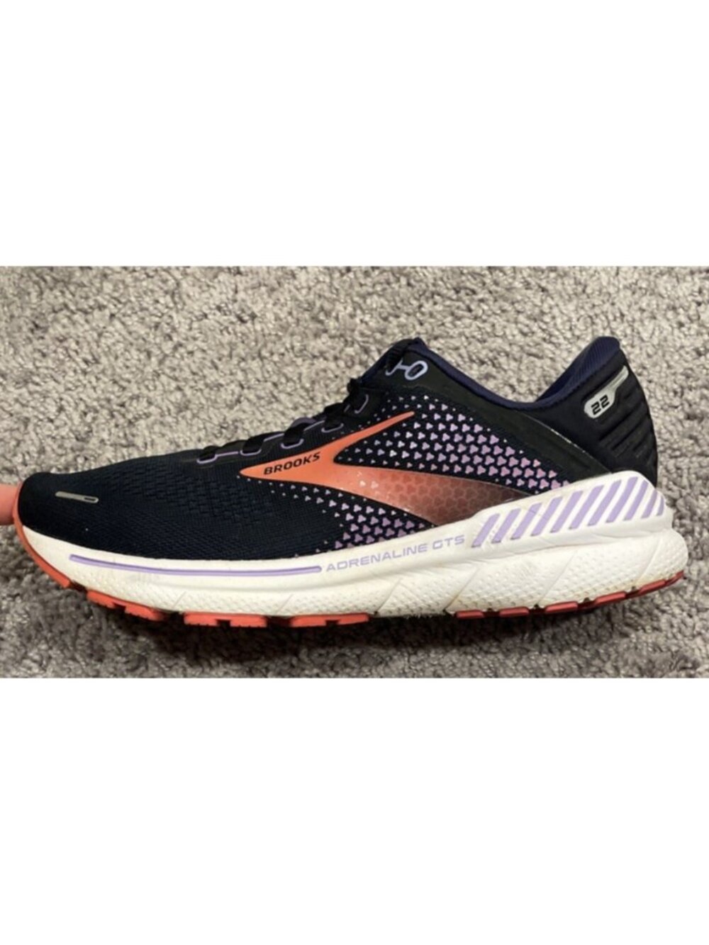 Brooks Adrenaline GTS 22 Running Shoes Sneakers Women's Size 8